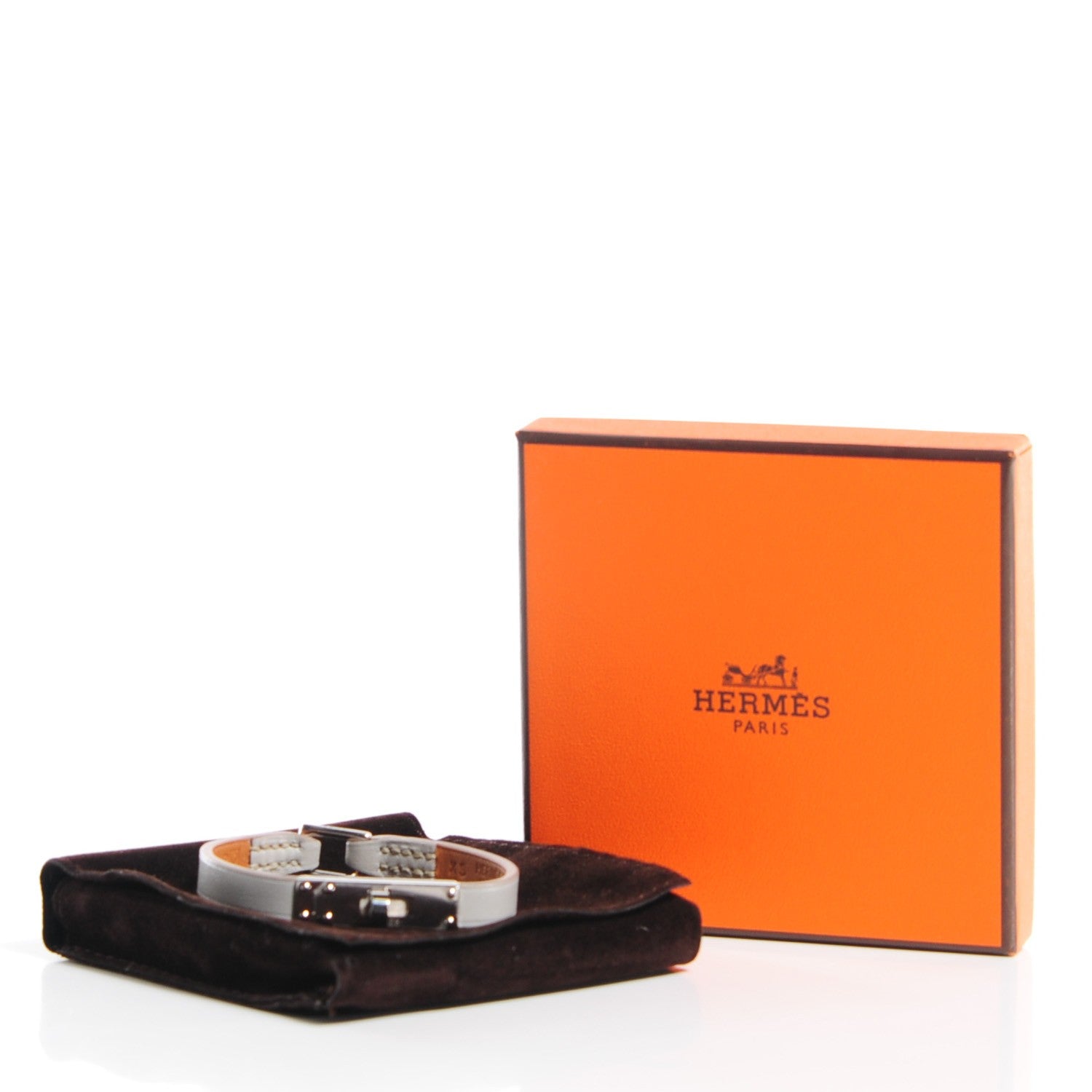 Hermes Chamonix Micro Kelly Bracelet XS Gris Perle 8 of 8