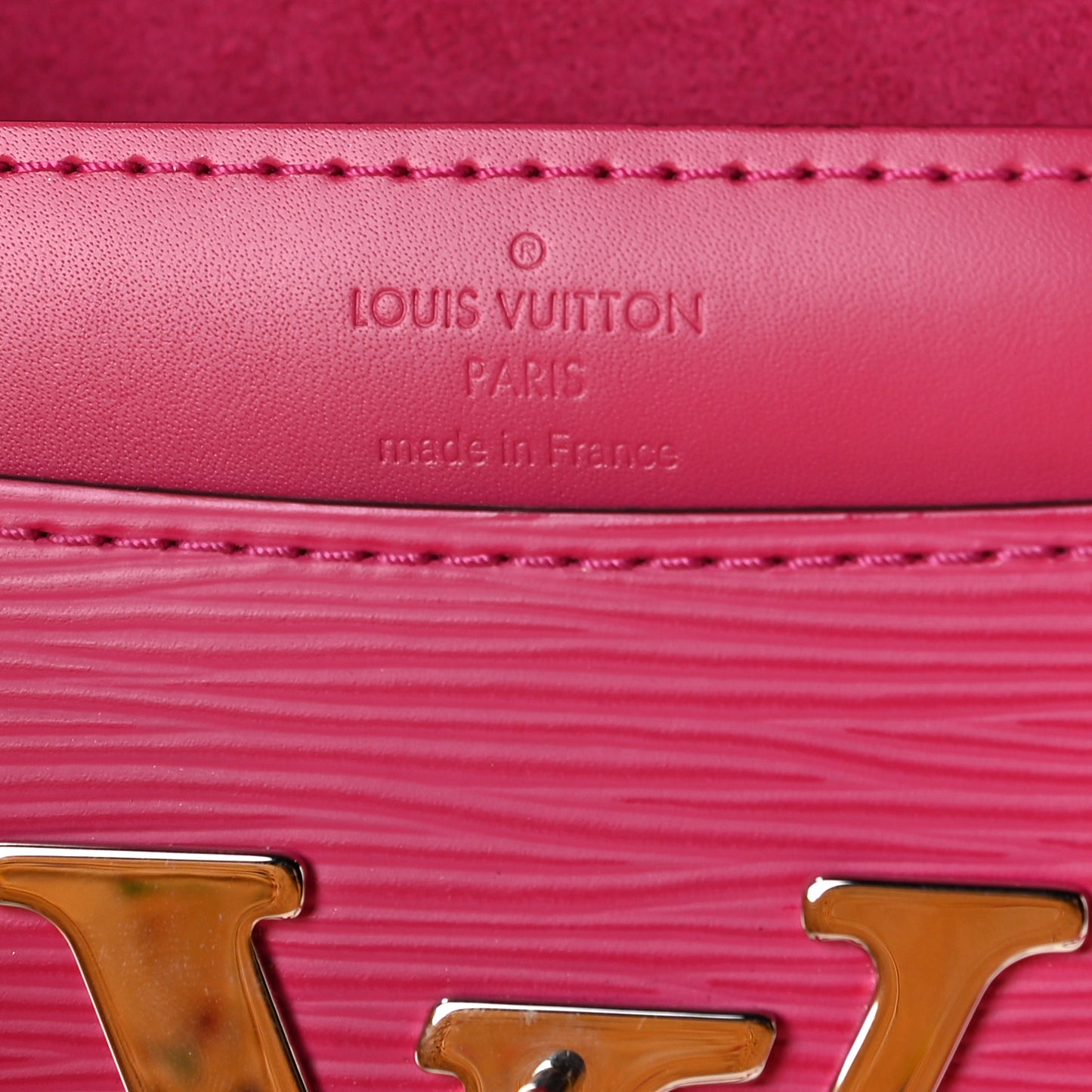Epi Louise Strap PM Hot Pink