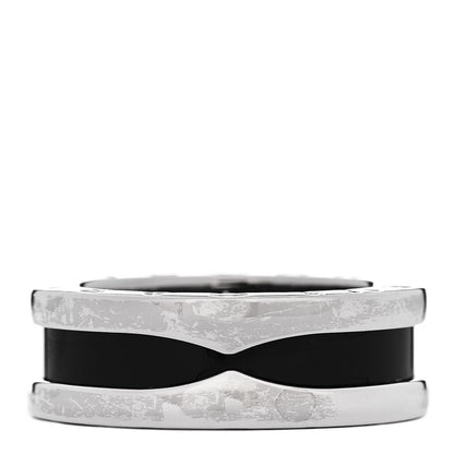 Bulgari Sterling Silver Ceramic Save The Children One-Band Ring 48 4.5 3 of 6