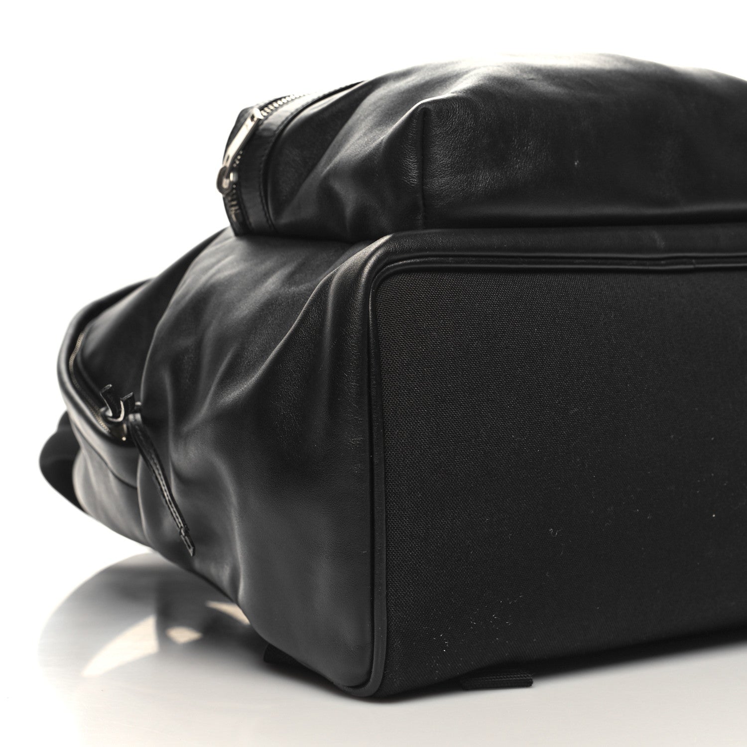 Saint Laurent Calfskin City Backpack Black 8 of 9
