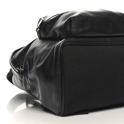 Saint Laurent Calfskin City Backpack Black 8 of 9