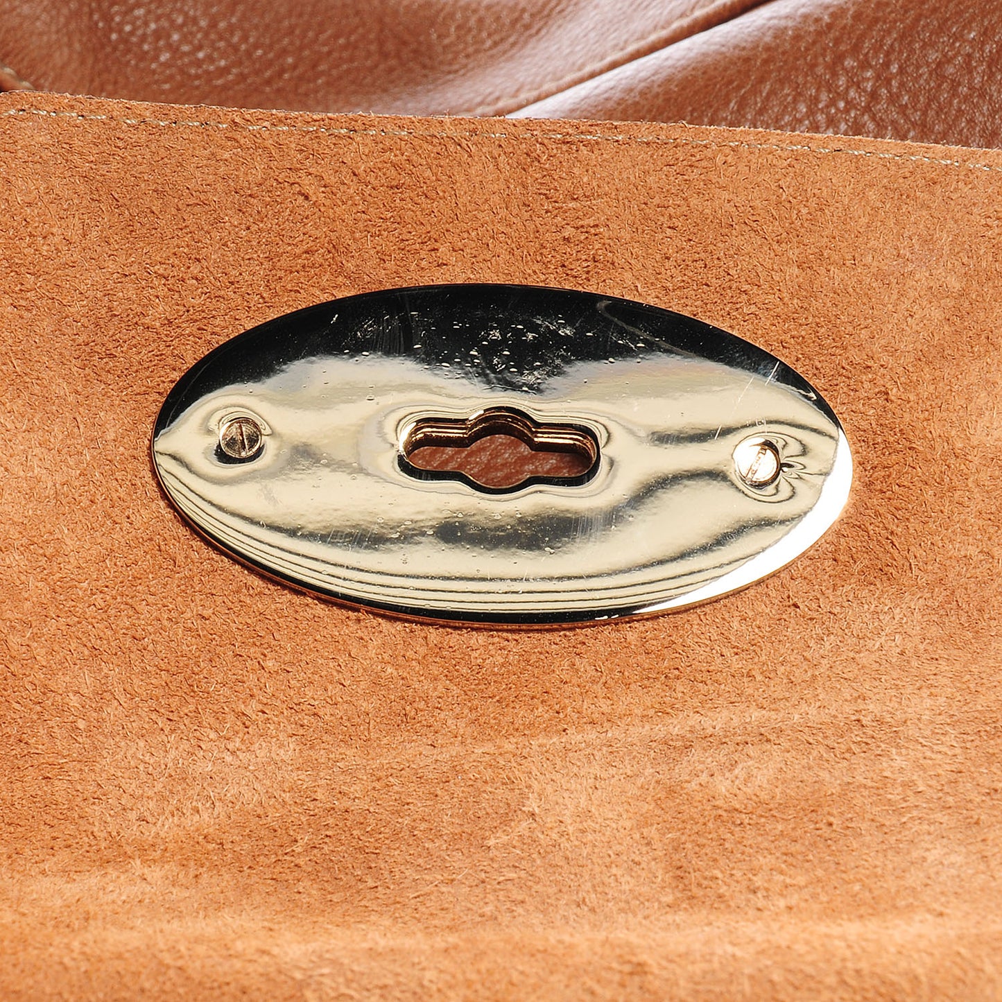 Grainy Leather Union Jack Bayswater Satchel Oak