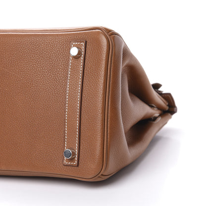 Hermes Natural Barenia Faubourg Birkin 30 Fauve 10 of 12