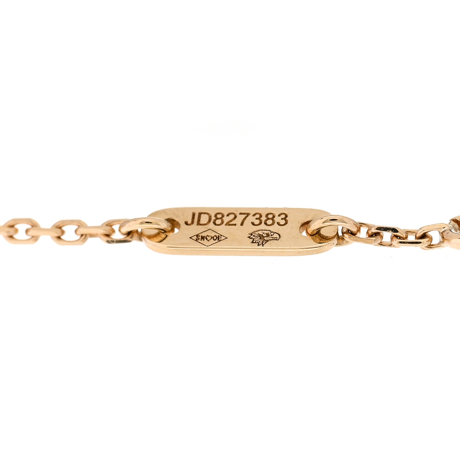 Van Cleef & Arpels 18K Yellow Gold Mother of Pearl Sweet Alhambra Bracelet 4 of 5