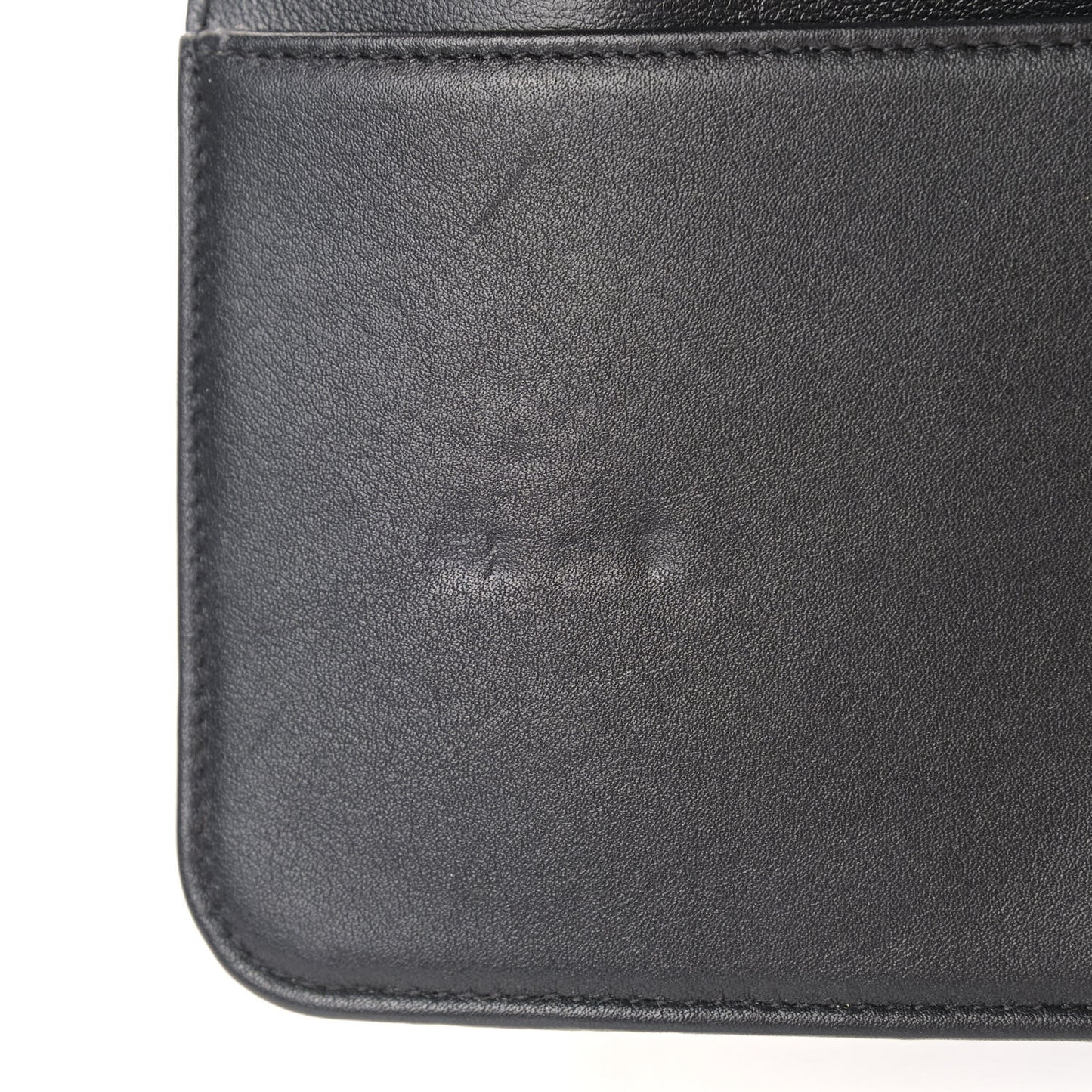 Caviar Quilted Boy Wallet On Chain WOC Black