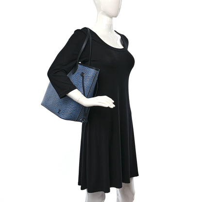Louis Vuitton Epi Neverfull MM Denim Light 2 of 11