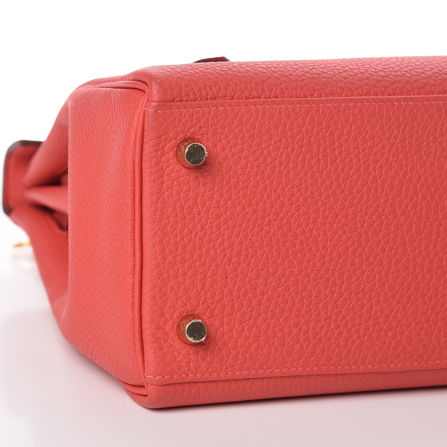 Hermes Togo Kelly Retourne 28 Rouge Pivoine 30 of 35