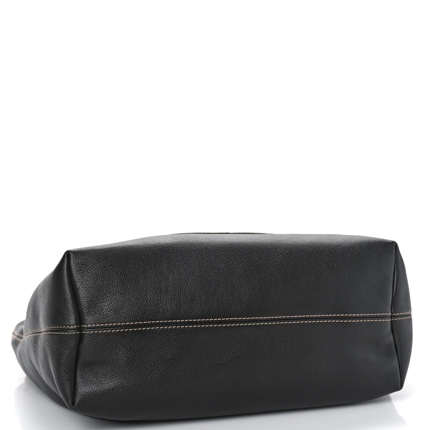 Chanel Grained Calfskin CC Drawstring Bucket Bag Black 4 of 8
