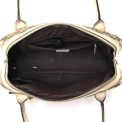 Gucci Monogram Small Princy Satchel Off White 4 of 13