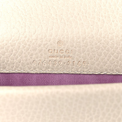 Gucci Dollar Calfskin Crystal Super Mini Dionysus Shoulder Bag Mystic White Black Diamond 6 of 14