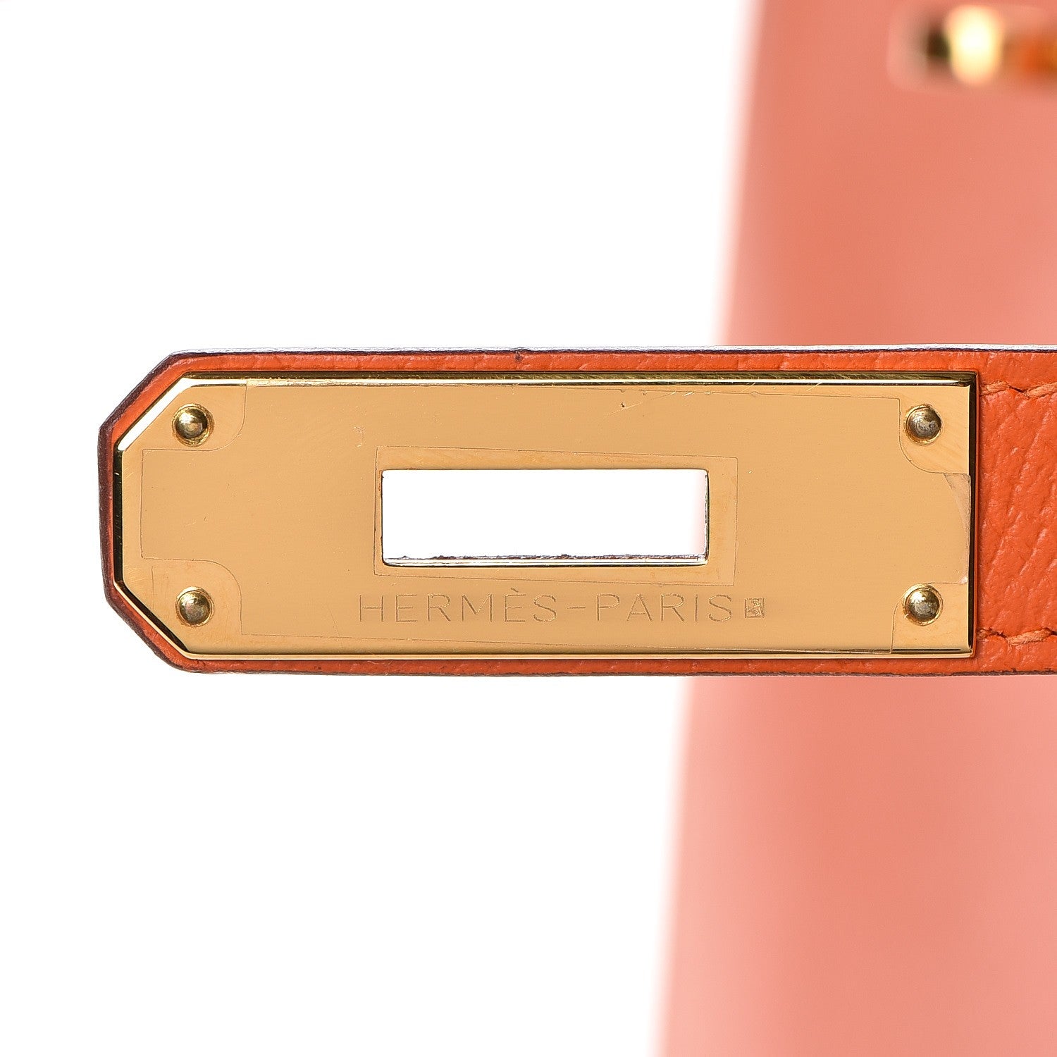 Hermes Epsom Kelly Sellier 35 Orange 12 of 37