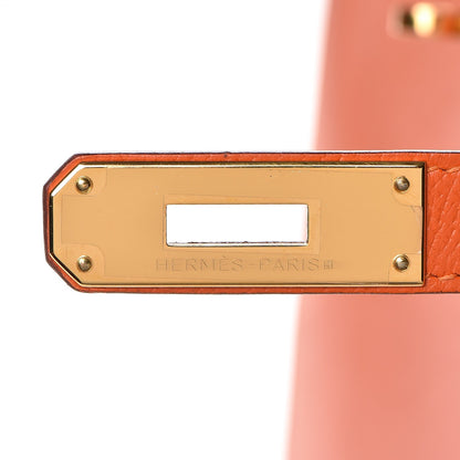 Hermes Epsom Kelly Sellier 35 Orange 12 of 37