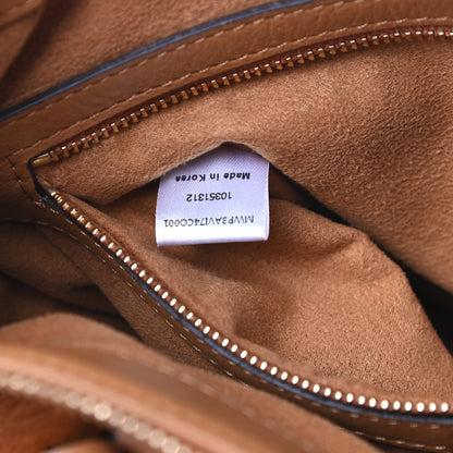 MCM Visetos Medium Essentials Shopper Tote Cognac 7 of 12