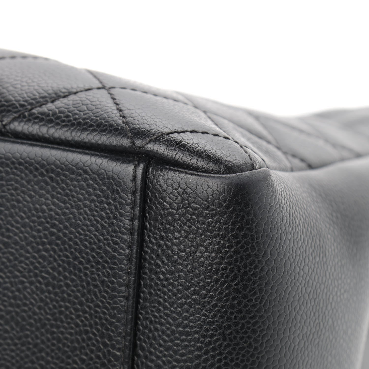 Chanel Caviar Quilted Grand Shopping Tote GST Black 12 of 14