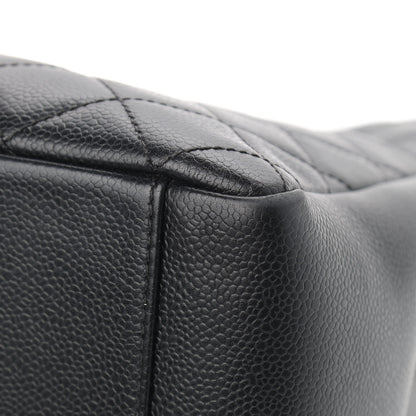 Chanel Caviar Quilted Grand Shopping Tote GST Black 12 of 14