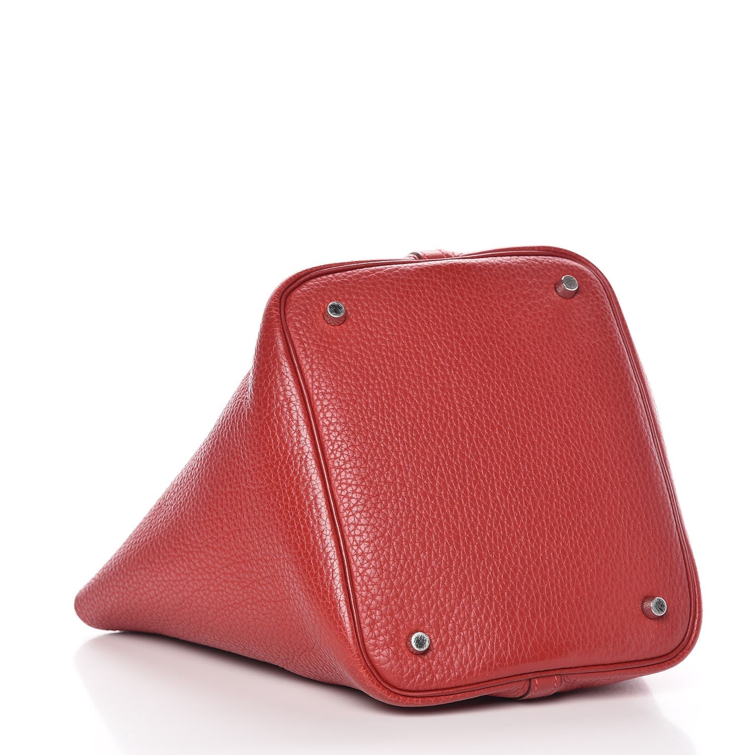 Hermes Taurillon Clemence Picotin 22 MM Rouge Garance 4 of 8
