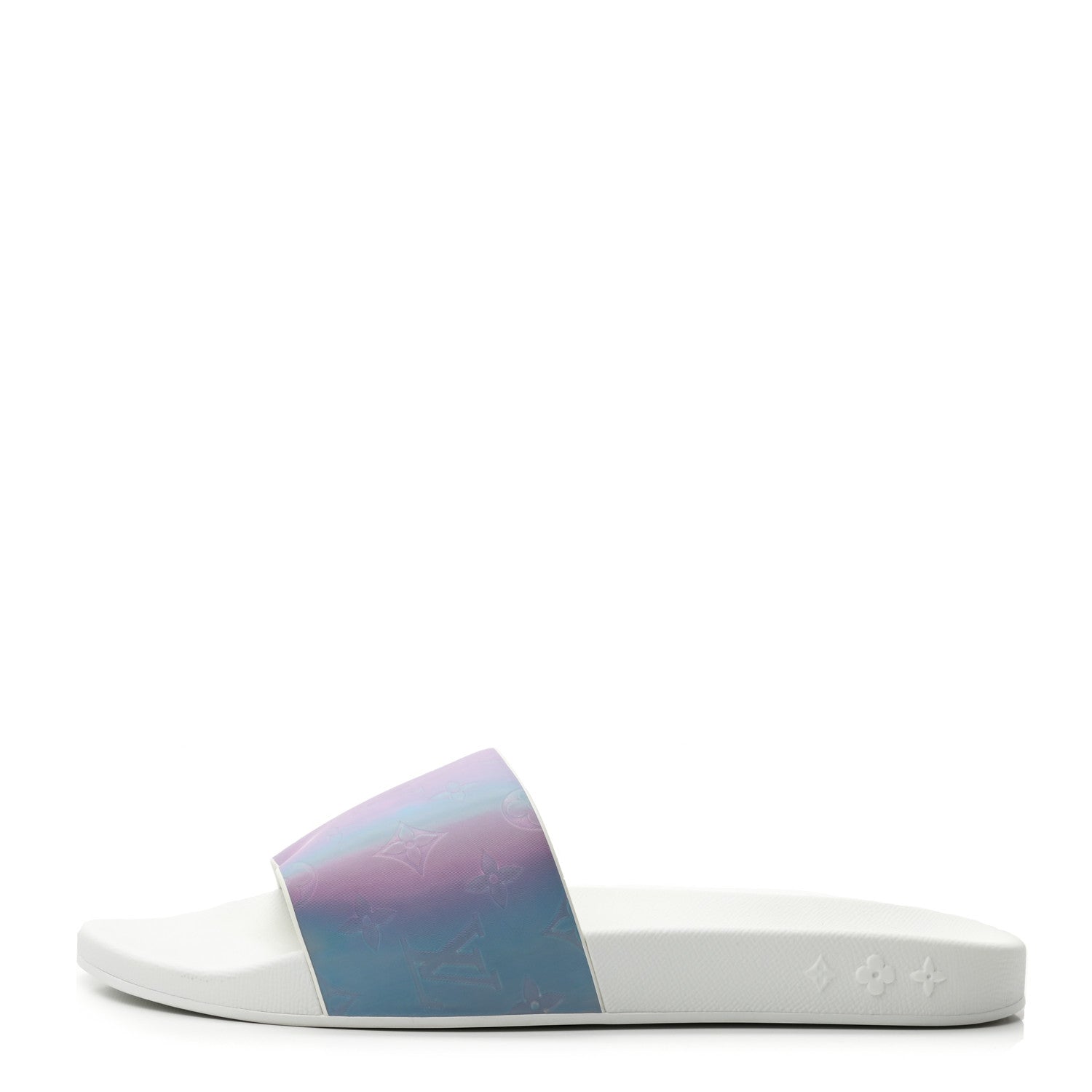 Louis Vuitton Rubber Monogram Watercolor Mens Waterfront Mules 10 1 of 8