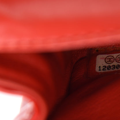 Chanel Patent Quilted Reissue Flap Clutch Red 7 of 8