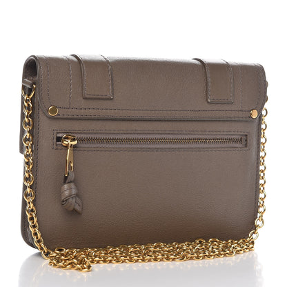 Proenza Schouler Lambskin PS1 Large Chain Wallet Smoke 3 of 9