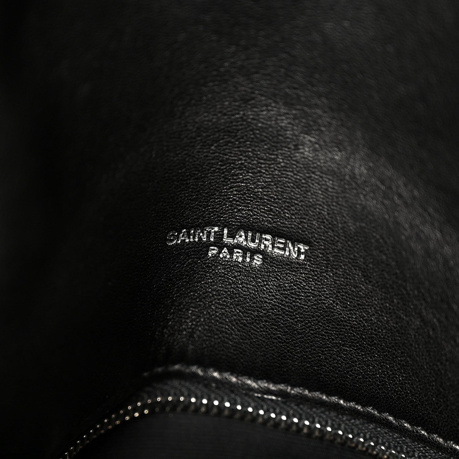 Saint Laurent Lambskin Quilted Small Loulou Puffer Monogram Chain Satchel Black 6 of 11