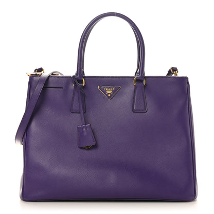 Prada Saffiano Medium Galleria Double Zip Tote Viola 1 of 9