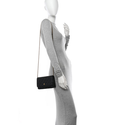 Chanel Caviar Quilted Wallet on Chain WOC Black 2 of 11