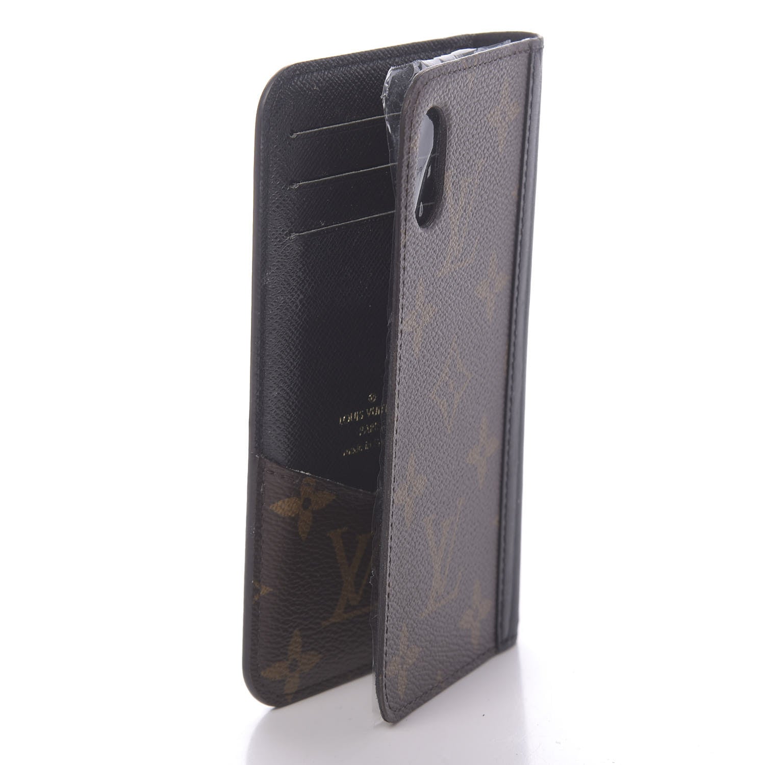Louis Vuitton Monogram iPhone XS Folio Case Black 3 of 8