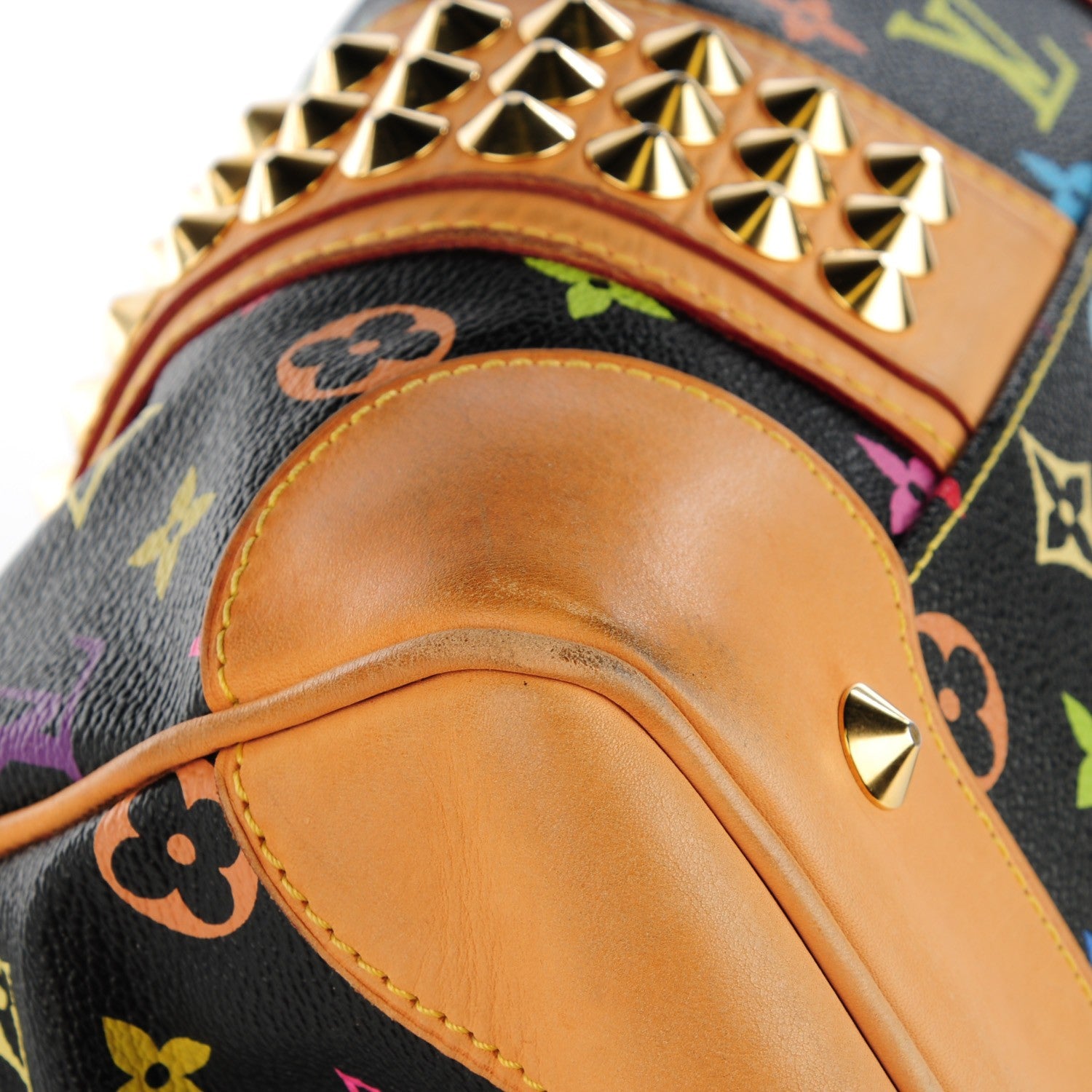 Louis Vuitton Monogram Multicolor Courtney MM Black 9 of 11
