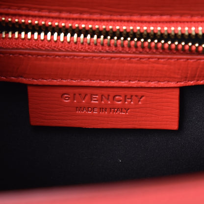 Givenchy Textured Calfskin Mini Pandora Box Crossbody Bag Red 7 of 10