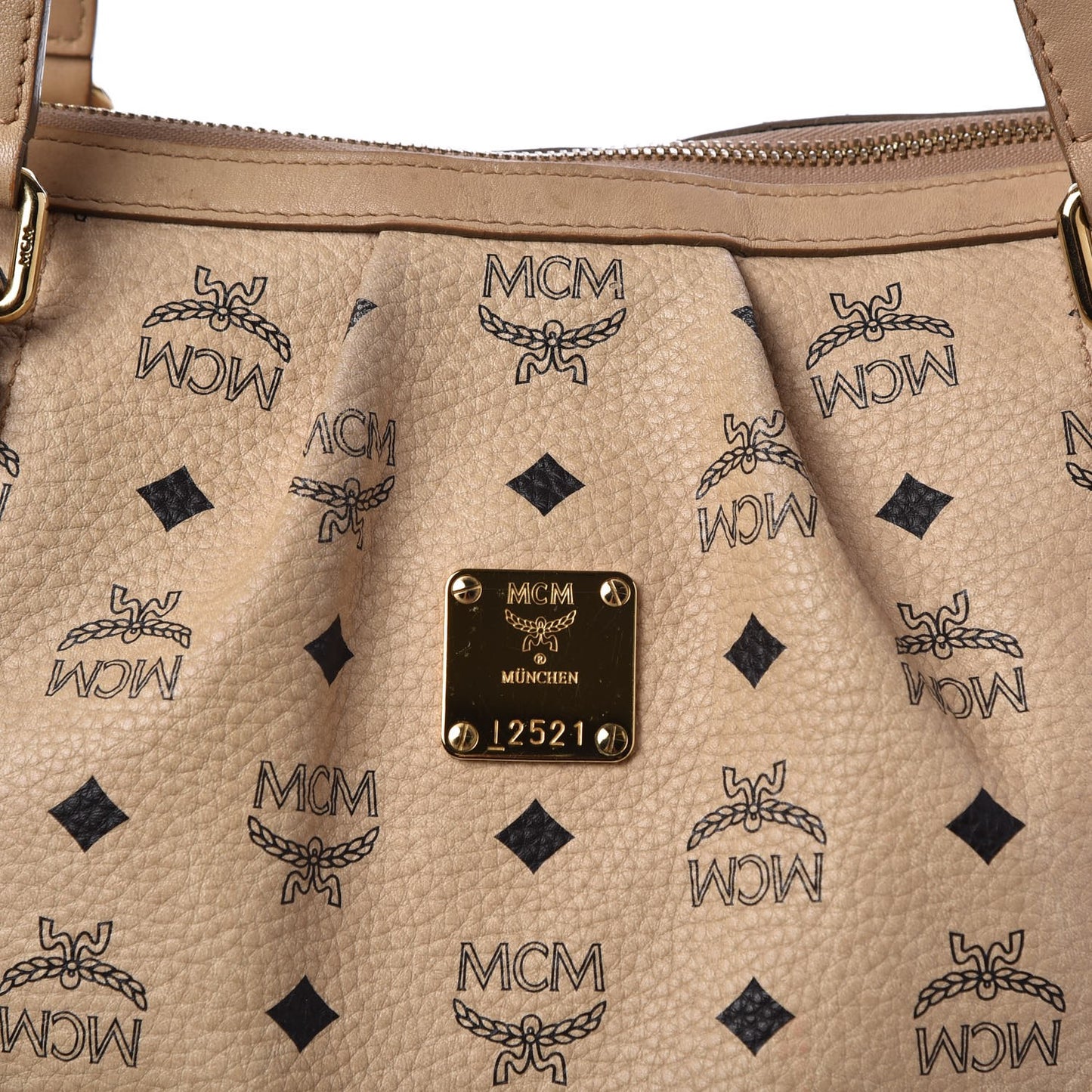 Visetos Medium Essentials Shopper Tote Beige