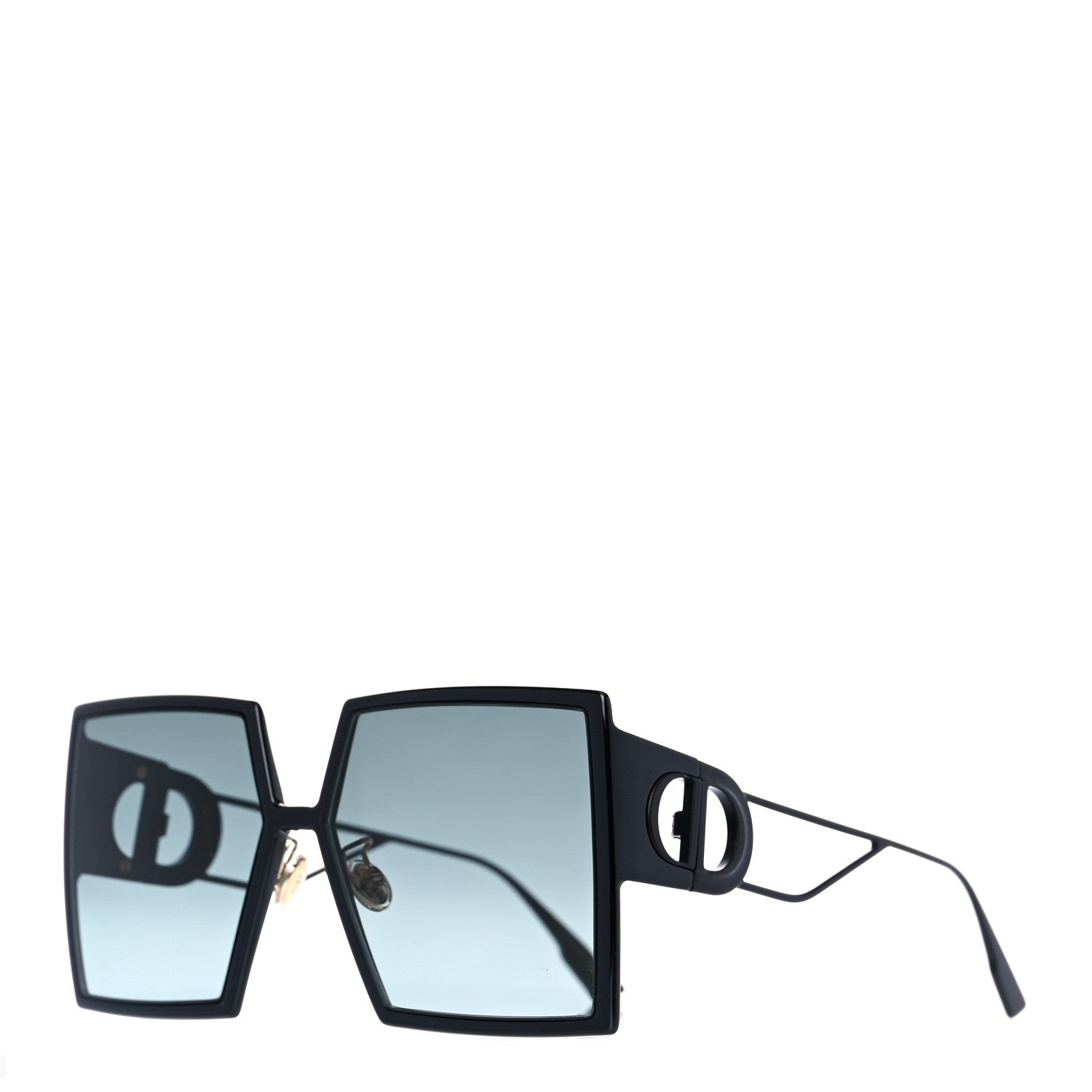 Christian Dior Square Injection Sunglasses Black Smoke 1 of 7