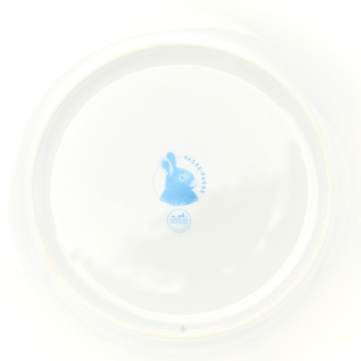 Porcelain Passe-Passe Dessert Plate