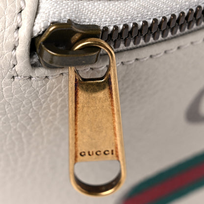 Gucci Grained Calfskin Small Logo Belt Bag White 11 of 12