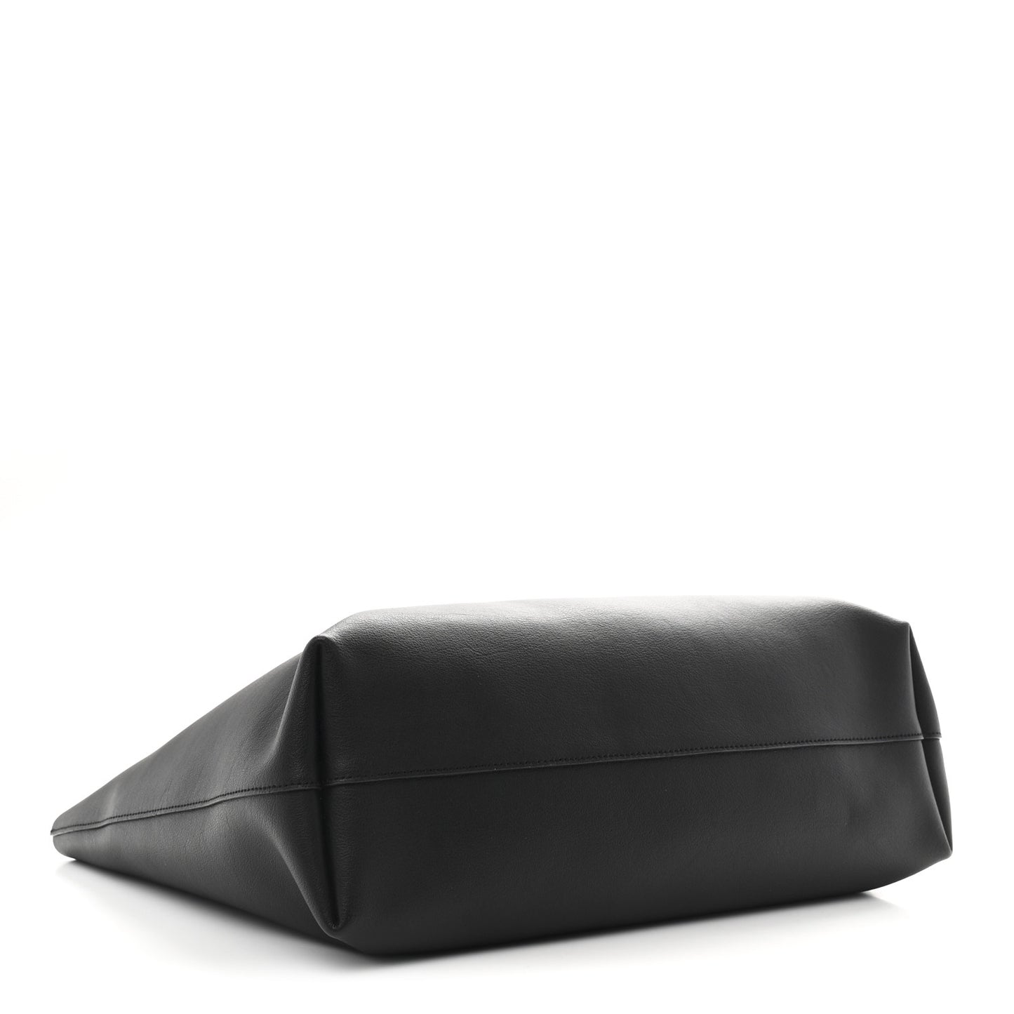 Calfskin Large Shopping Tote Black