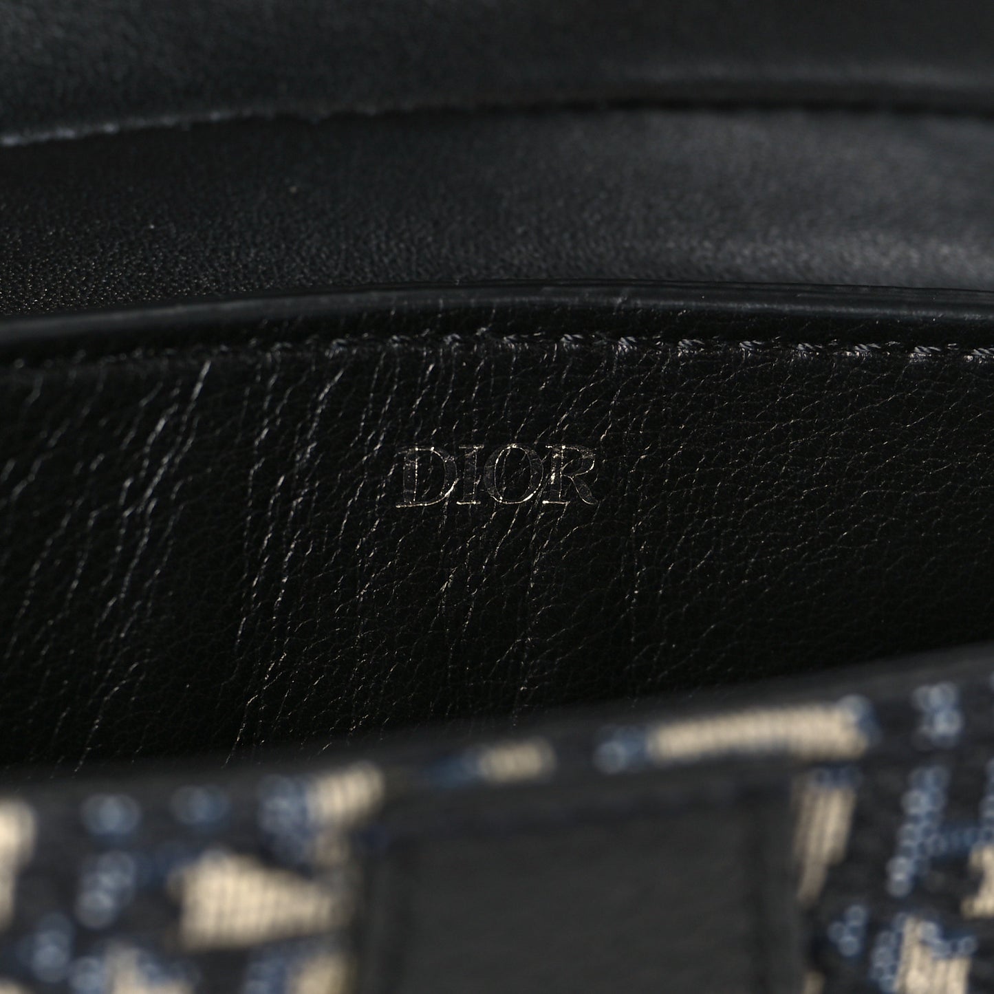 HOMME Oblique Saddle Belt Bag Blue