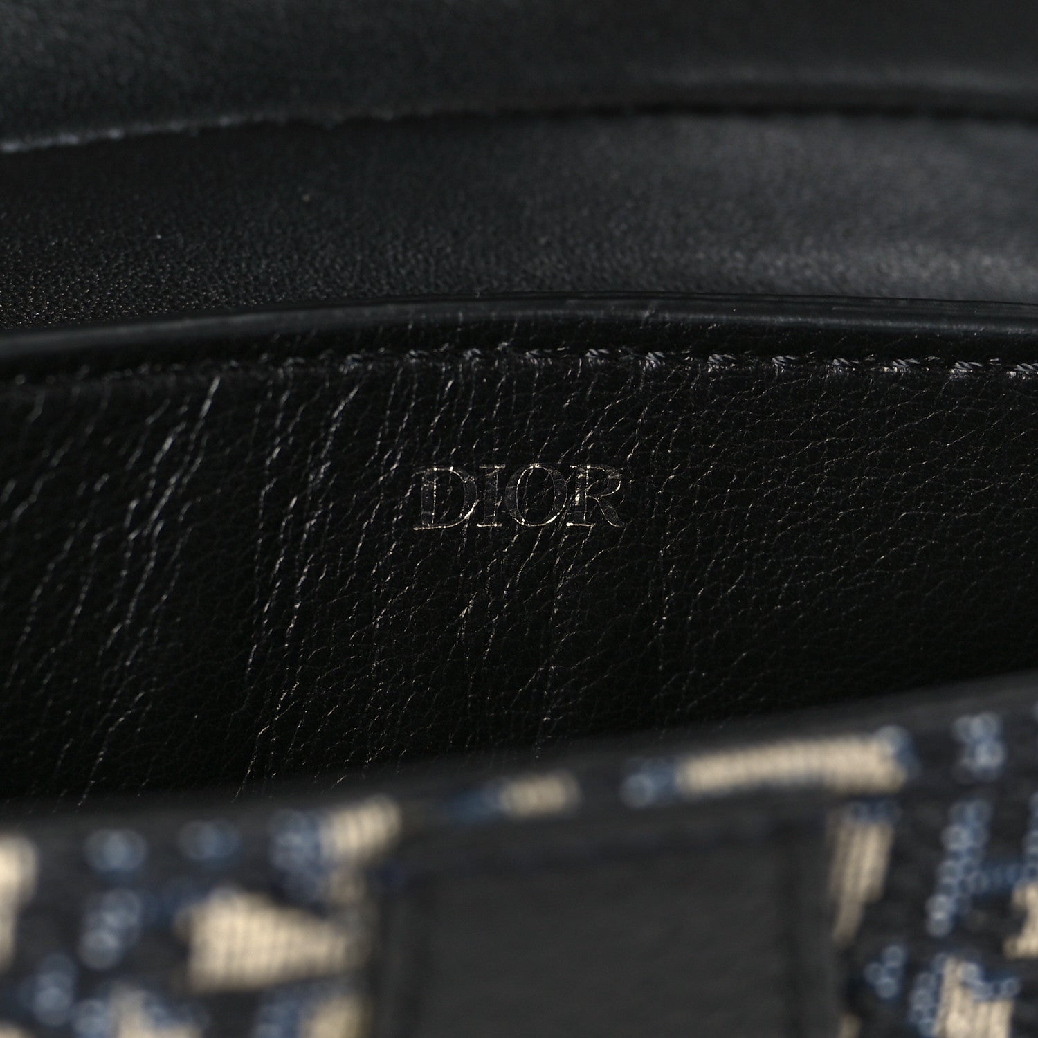 Christian Dior HOMME Oblique Saddle Belt Bag Blue 6 of 8