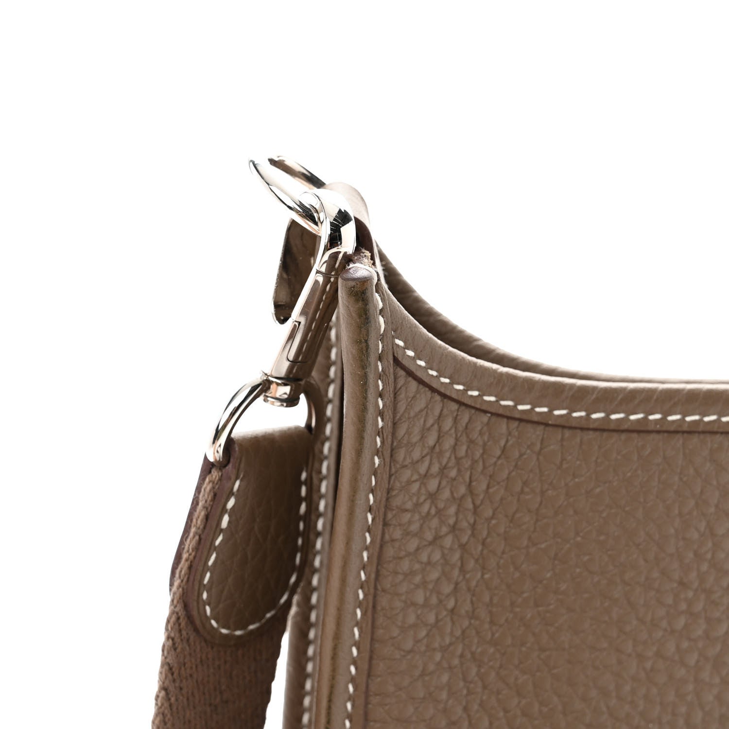 Hermes Taurillon Clemence Evelyne TPM Etoupe 12 of 14