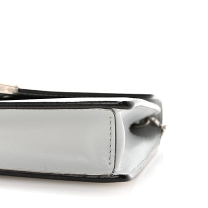 Fendi Vitello Cruise F is Fendi Medium Envelope Wallet on Chain Grigio Perla 9 of 9
