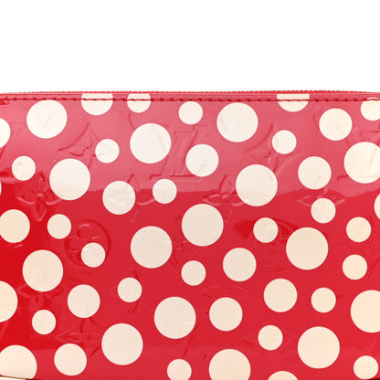 Louis Vuitton Vernis Kusama Infinity Dots Pochette Accessories Red 8 of 10