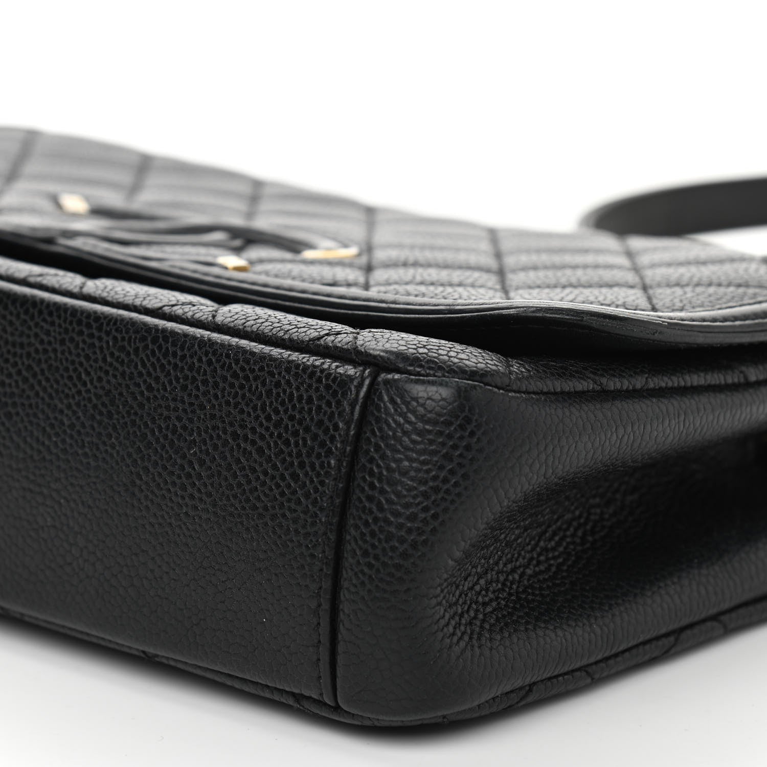 Chanel Caviar Quilted Medium CC Filigree Flap Black 9 of 15