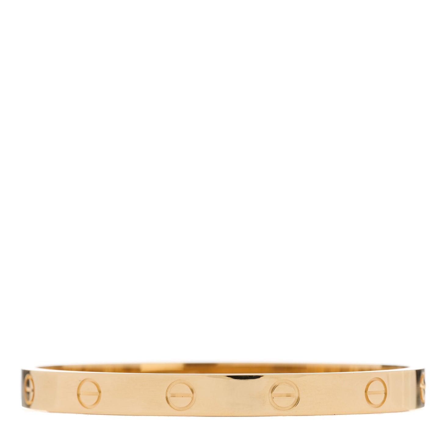 18K Yellow Gold LOVE Bracelet 17