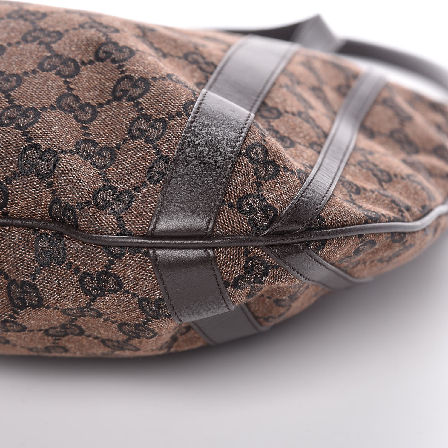 Gucci Monogram Medium Abbey Convertible Tote Dark Brown 9 of 9