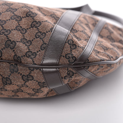 Gucci Monogram Medium Abbey Convertible Tote Dark Brown 9 of 9