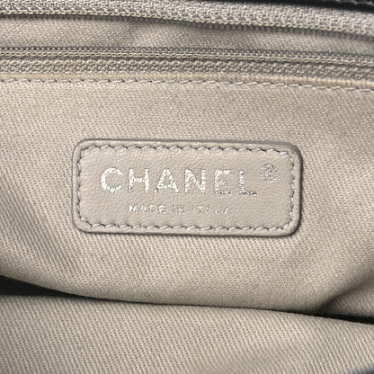 Chanel Iridescent Calfskin Tri-Color Country Chic Flap Navy Blue 5 of 10