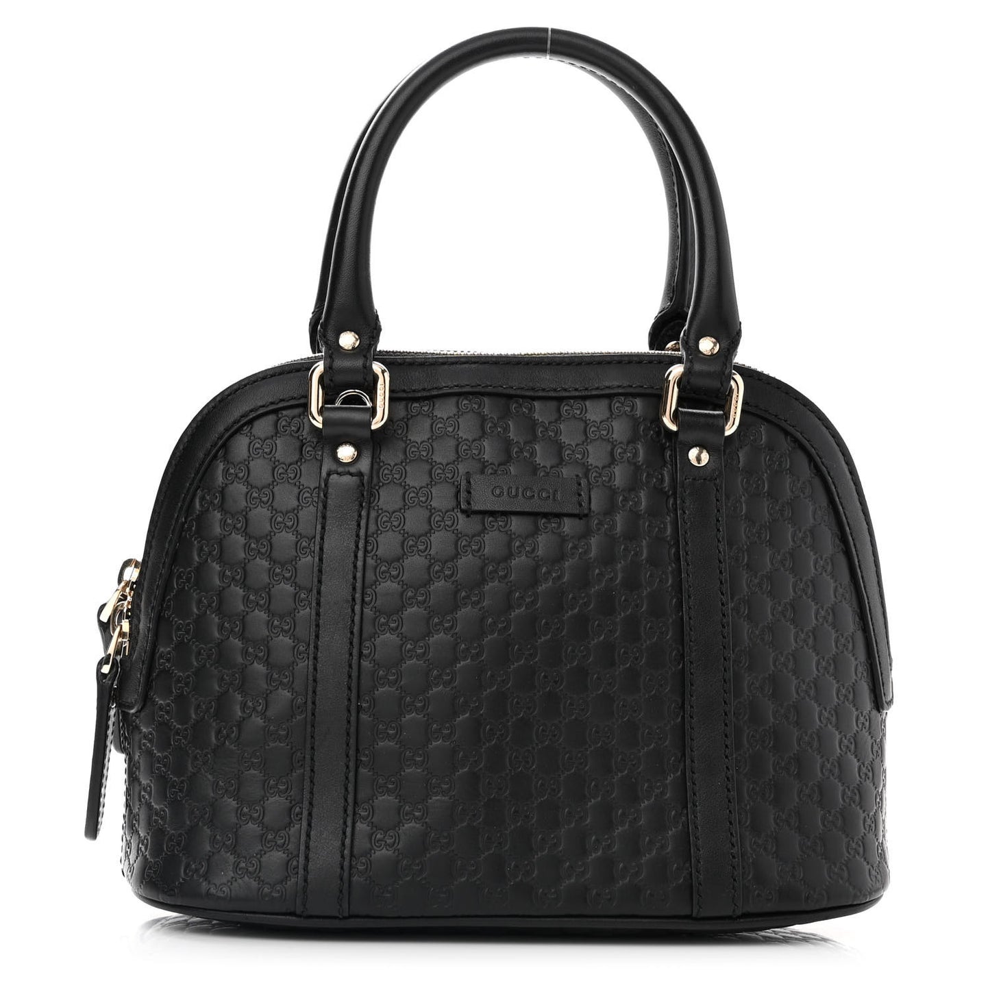 Microguccissima Mini Dome Bag Black
