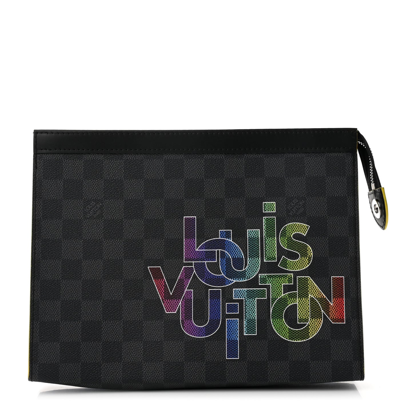 Damier Graphite Pochette Voyage MM Yellow