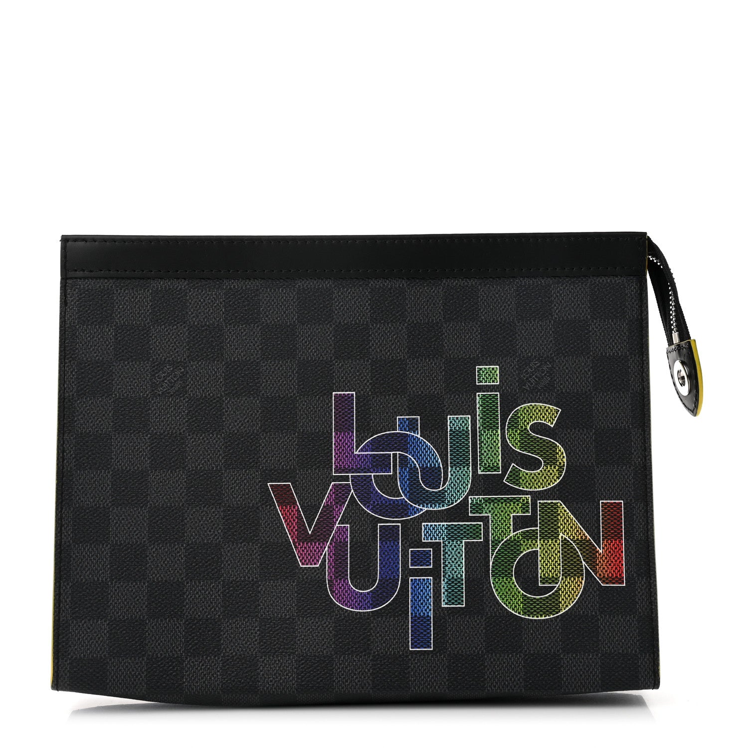 Louis Vuitton Damier Graphite Pochette Voyage MM Yellow 1 of 7
