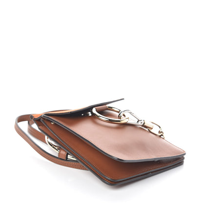 Chloe Suede Calfskin Mini Faye Bracelet Bag Tobacco 4 of 9