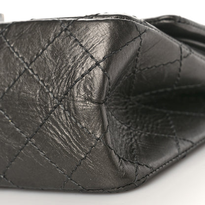 Chanel Aged Calfskin Quilted 2.55 Reissue Mini Flap Dark Silver 9 of 10