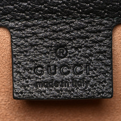 Gucci Calfskin Kingsnake Print Duffle Black 6 of 11